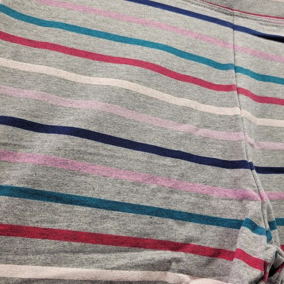 Spotted Zebra Girls  Active Stretch Colorful Gray striped Leggings XXL (14/16) - Picture 3 of 7